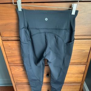 Black Lululemon Side Pocket Leggings